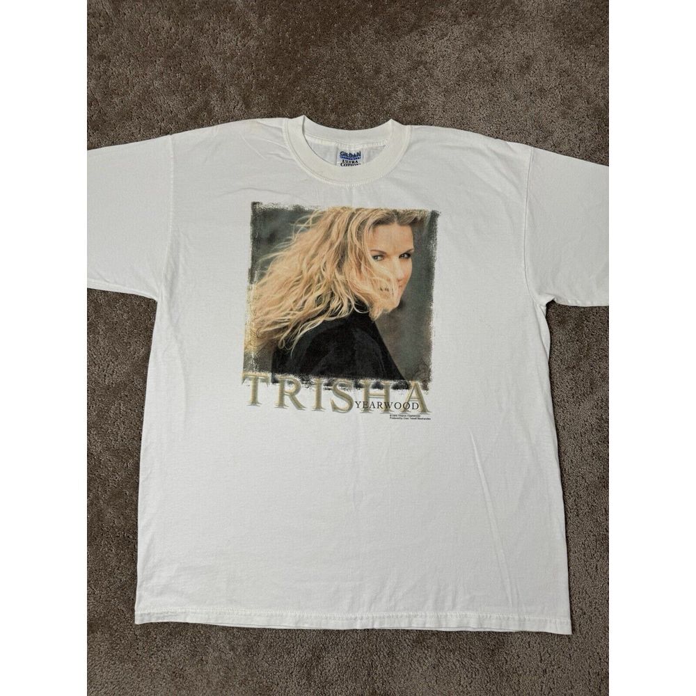 Vintage Mens Tshitr Country Trisha‎ Yearwood 2000 tour t shirt, Music Size XL - Picture 3 of 13